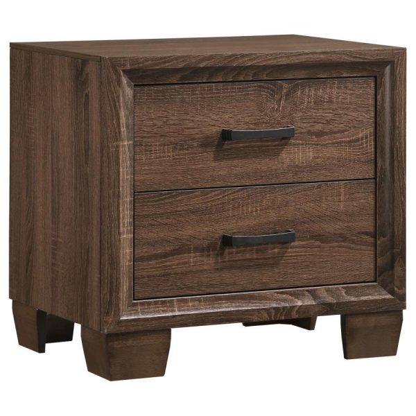 Brandon - 2-Drawer Nightstand - Warm Brown Online Hot Sale