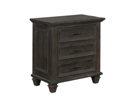 Atascadero - Nightstand - Weathered Carbon Online now