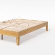 Moiz Deluxe Wood Platform Bed Frame Supply