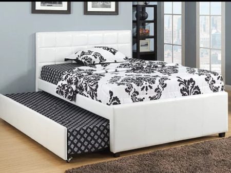 White Trundle Day Bed- Single or Double- Model #124 Online