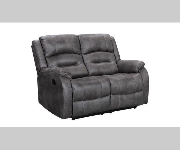 Grey 3 PC Fabric Recliner Set- With High Backing & Thick Padding- Model Larissa on Sale