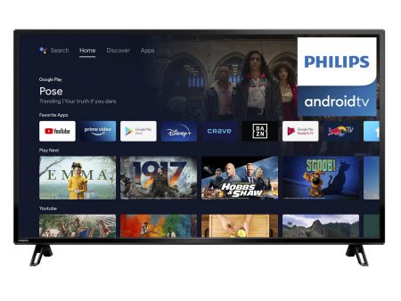 55  Philips 4K UltraHD LED Android TV with Google Assistant- Model 55PFL5766 F6 For Discount