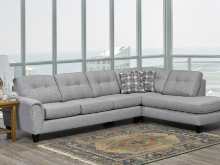 Fabric Sectional- 100% Canadian Made- Choose Your Own Colour & Material- Custom Made- Model #9825 on Sale