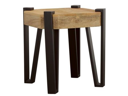 Winston - Square Wood Top Side End Table - Natural Online Sale