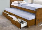 Granger - Wood Twin Storage Captains Bed - Rustic Honey Hot on Sale