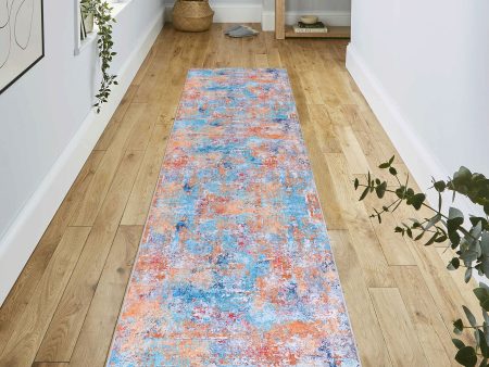 2 6   X 10  Area Rugs, Washable, Low-Pile, Non-Slip, Non-Shedding, Foldable, Kid & Pet Friendly - Multi Cheap