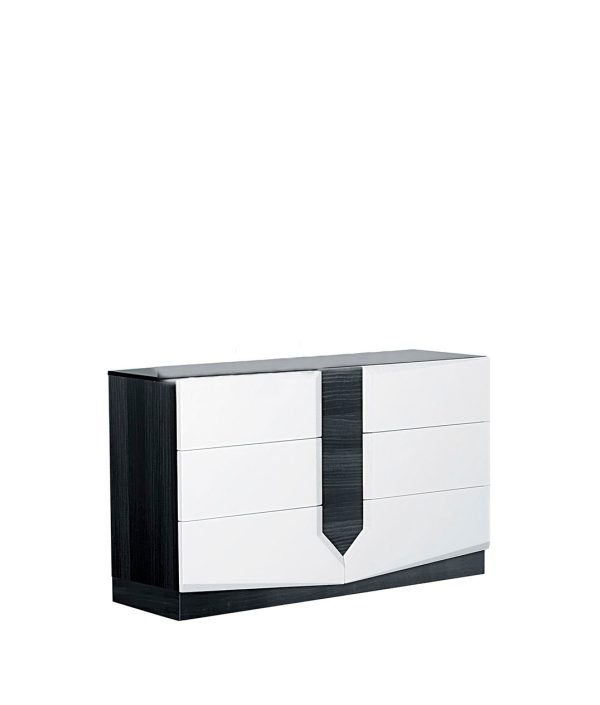 Vios - Zebra High Gloss Dresser - White Hot on Sale