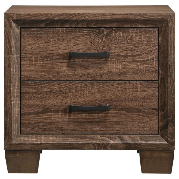 Brandon - 2-Drawer Nightstand - Warm Brown Online Hot Sale