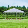 Large Metal Chicken Coop Octagon, Steel Wire Dipped Plastic Mesh, Oxford Cloth Plated Waterproof And UV Resistant, Ducks, Rabbits, Sheep And Birds Outdoor House - Silver Online Hot Sale