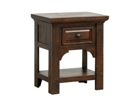 Verna - 1 Drawer Nightstand - Brown For Cheap