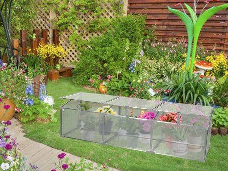 Polycarbonate Greenhouse For Outdoors In Winter - Silver Sale