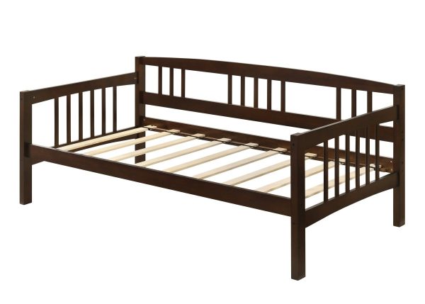 Espresso Solid Wood Twin Day Bed- Trundle Optional- Model #7912 Supply