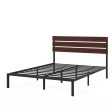 Figari Metal and Bamboo Platform Bed Frame Online