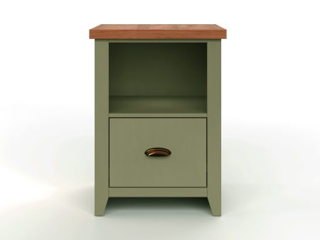 Vineyard - Drawer File - Sage Green, Fruitwood Sale