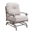 Cast Aluminum Club Motion Chair With Cushion (Set of 2) - Gray Hot on Sale