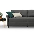 Zinus Ricardo Upholstered Sofa (Dark Grey) (3 Seaters) Online now