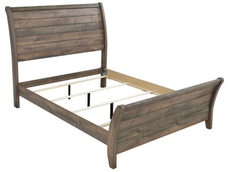 Frederick - Wood Sleigh Bed Sale