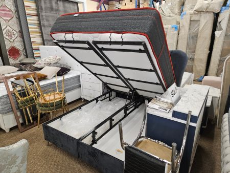 Turkish Hydraulic Storage Bed- All Sizes Available- Model Atrium Online now