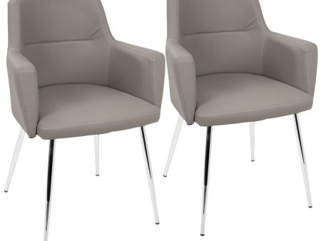 Andrew - Contemporary Dining Chair (Set of 2) Hot on Sale