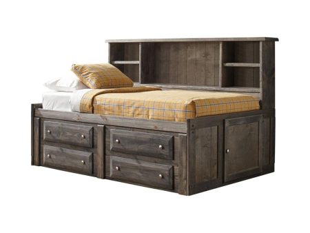 Wrangle Hill - Wood Twin Storage Daybed - Gunsmoke Discount