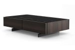 Black & Grey Marble Wood Storage Coffee Table- Model #5137 on Sale