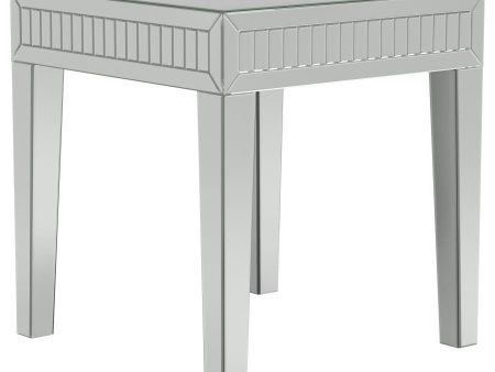 Whitfield - Square End Table - Silver on Sale