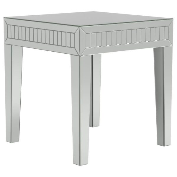 Whitfield - Square End Table - Silver on Sale