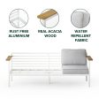 Zinus Pablo Outdoor Sofa with Waterproof Cushions Online Sale