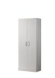 Alara - Height Simplistic Modern Double Door Storage Cabinet - White For Cheap