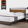 Zinus Bed Frame Suzanne Low Metal Wooden Headboard (7 ) For Cheap