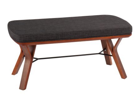 Folia - Mid Century Modern Bench Online Hot Sale