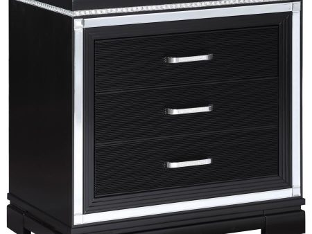 Cappola - 2-Drawer Nightstand - Black Online now