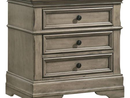 Manchester - 3-Drawer Nightstand - Wheat Brown Cheap