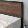 Mory Metal and Wood Platform Bed Frame Online Hot Sale