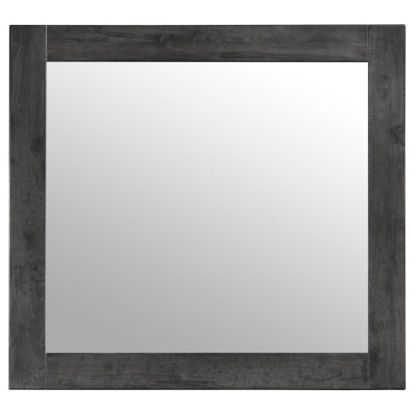 Lorenzo - Dresser Mirror - Dark Gray For Sale