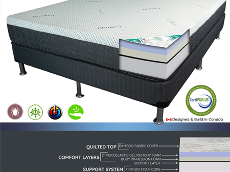 10  Memory Foam Mattress- Super Soft- Model Beauty Sleep Online Hot Sale