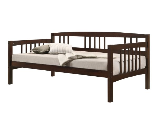 Espresso Solid Wood Twin Day Bed- Trundle Optional- Model #7912 Supply