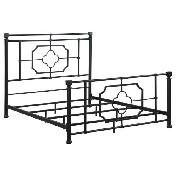 Paskay - Metal Eastern King Open Frame Bed - Weathered Black Online