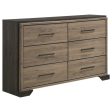 Baker - 6-Drawer Dresser - Light Taupe Online Sale