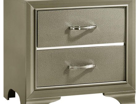 Beaumont - 2-Drawer Nightstand - Champagne Cheap