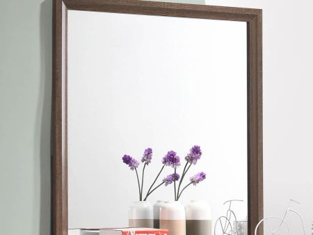 Brandon - Dresser Mirror - Warm Brown For Sale