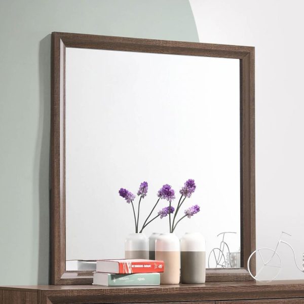 Brandon - Dresser Mirror - Warm Brown For Sale