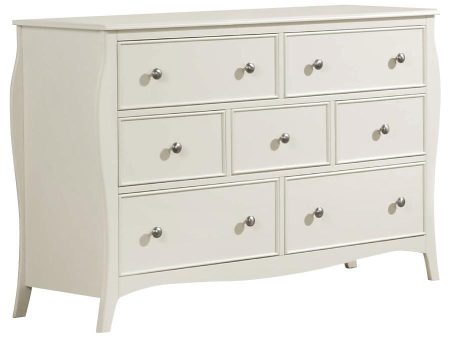 Dominique - 7-Drawer Dresser - Cream White Supply