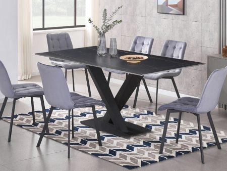 5 or 7 PC Wood Stone Dining Table Set -Model #3525 Cheap