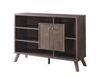 Walnut Oak Wood Wine Server Buffet- Model #18017 Online now