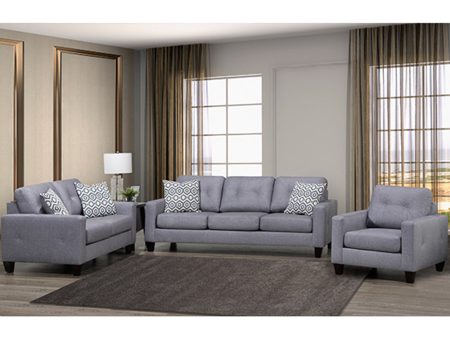 3 PC Fabric Sofa Set- 100% Canadian Made- Choose Your Own Colour & Material- Custom Made- Model #4442 For Discount