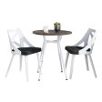 Clara Charlotte - 3 Piece Round Dinette Set Vintage With Rounded Online Sale