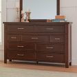 Barstow - 9-Drawer Dresser - Pinot Noir For Sale