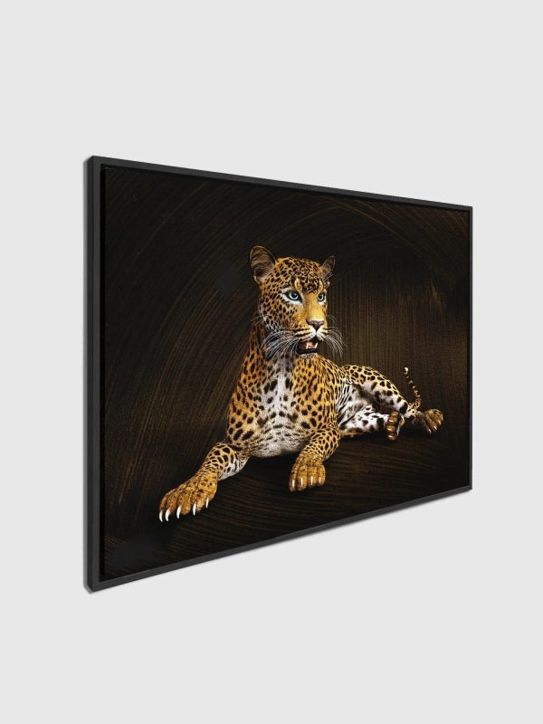 Wild Life Leopard Canvas- Frame Optional- Model #4836047 on Sale