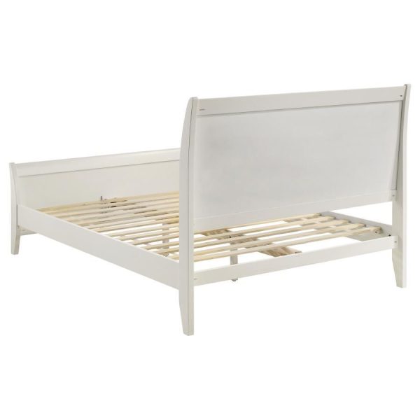 Selena - Sleigh Platform Bed Cheap